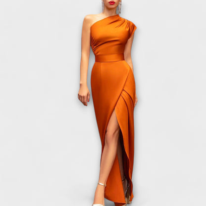 Axa - Robe Maxi Asymétrique Élégante de Soirée
