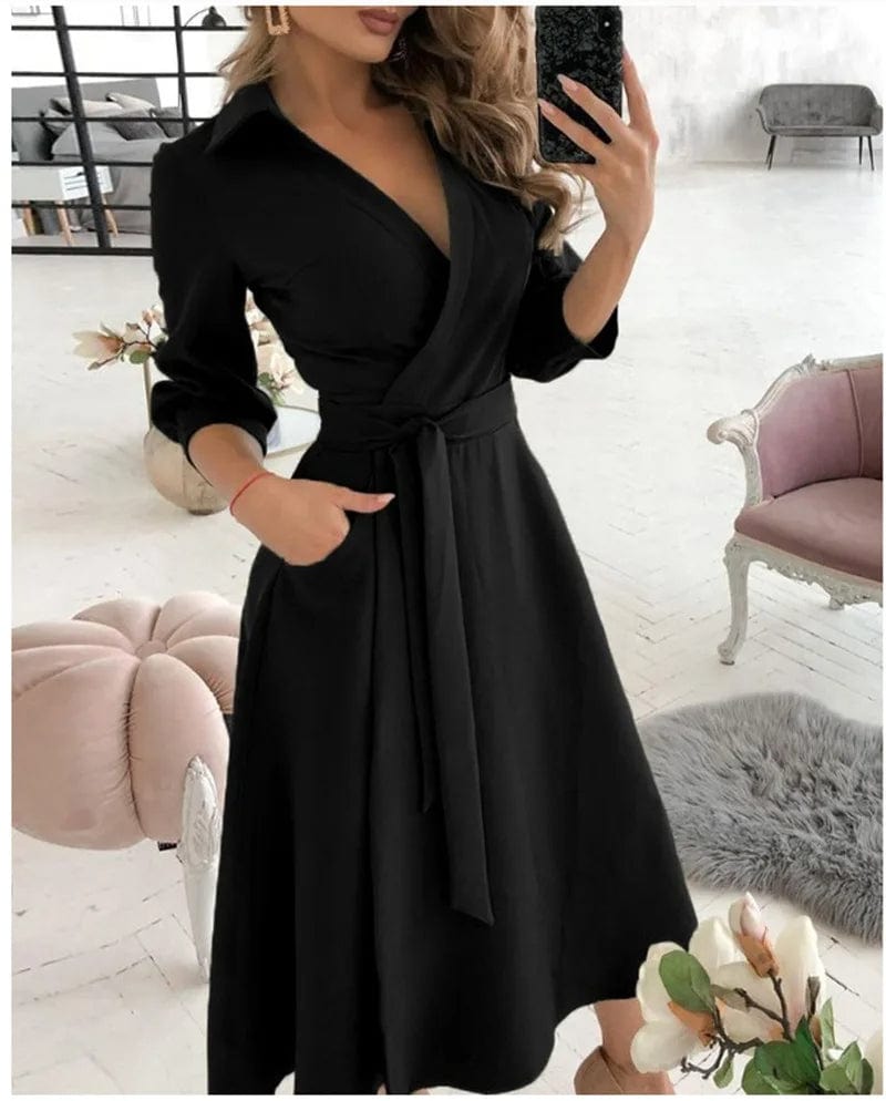 Ismara™ | Robe Midi Sophistiquée