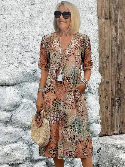 Dakota | Robe à Imprimé Floral Vibrant