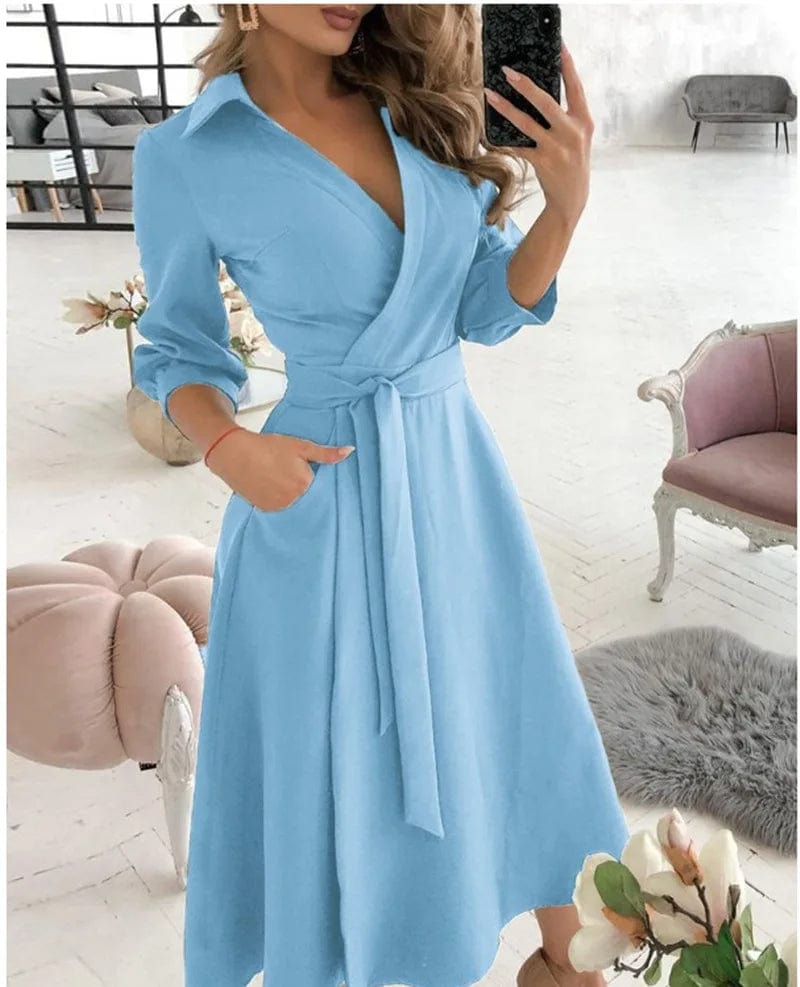 Ismara™ | Robe Midi Sophistiquée