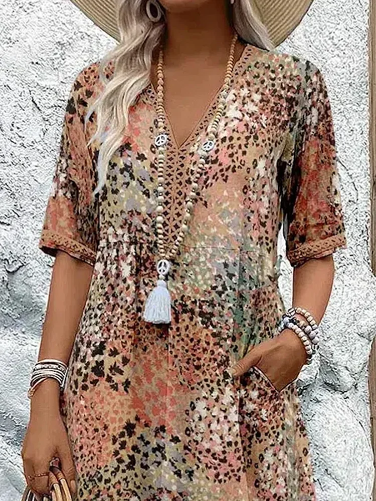 Fatima – Robe à Motif Floral