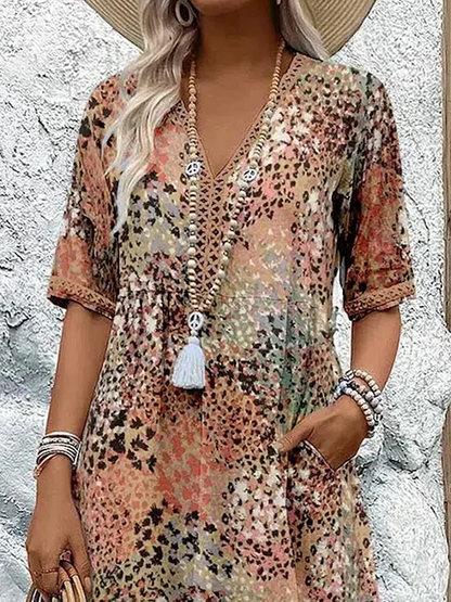 Fatima – Robe à Motif Floral