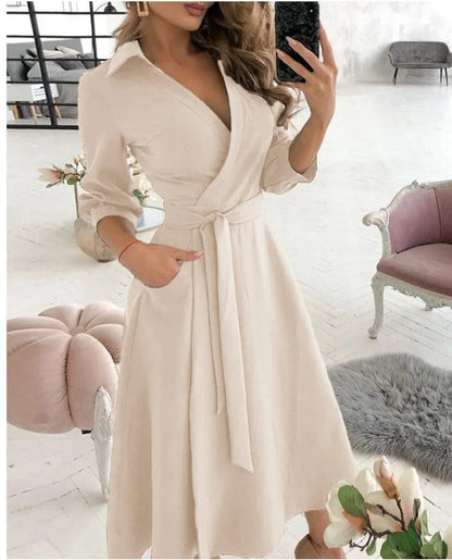 Ismara™ | Robe Midi Sophistiquée