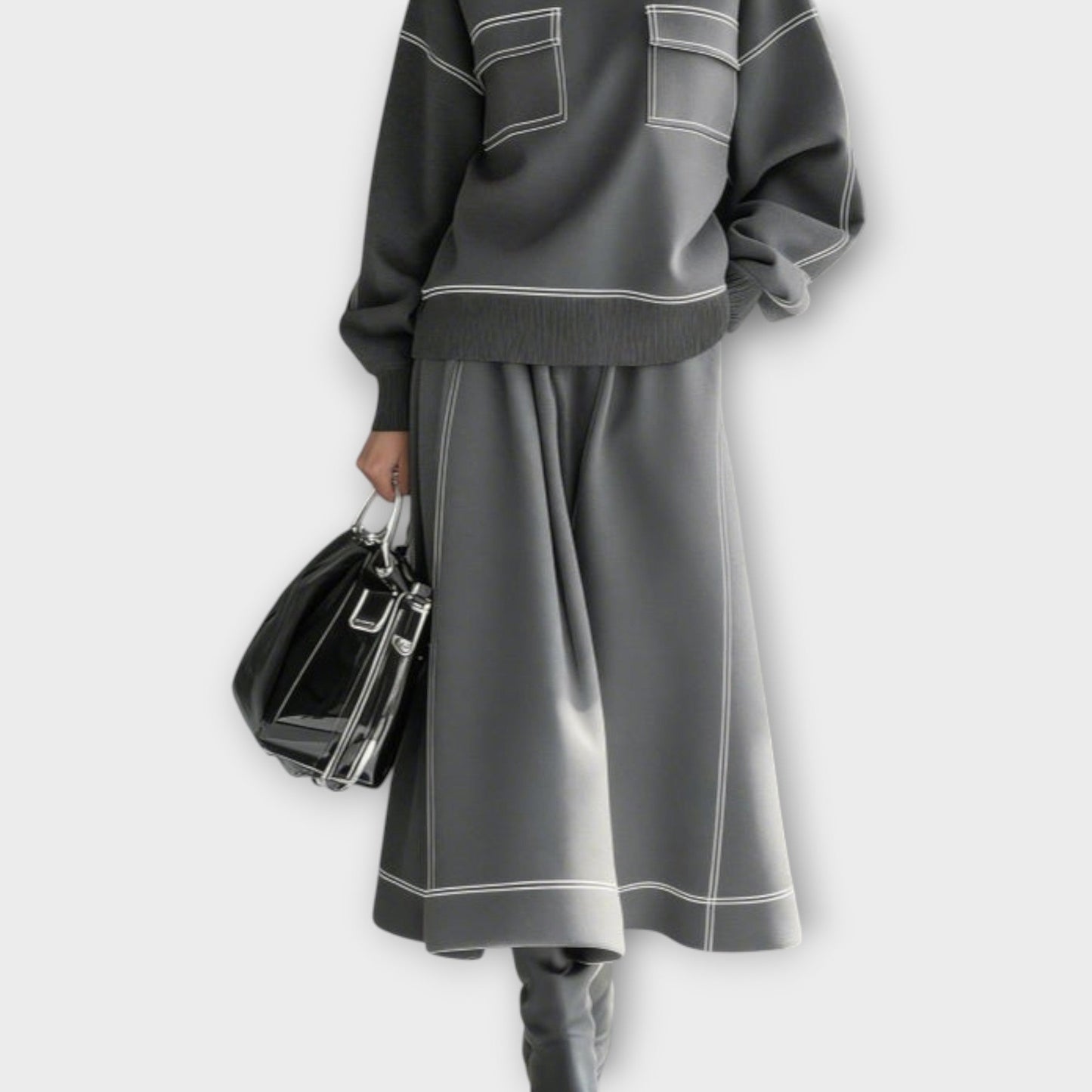 Ensemble de Deux Pièces Chic Minimaliste
