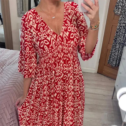 Hazel | Robe Midi à Coupe Géométrique