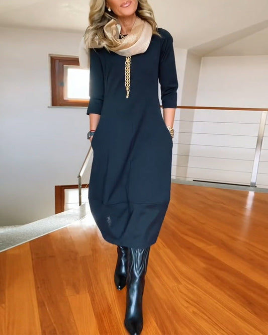 Jennifer | Robe d'Élégance Casual Gracieuse
