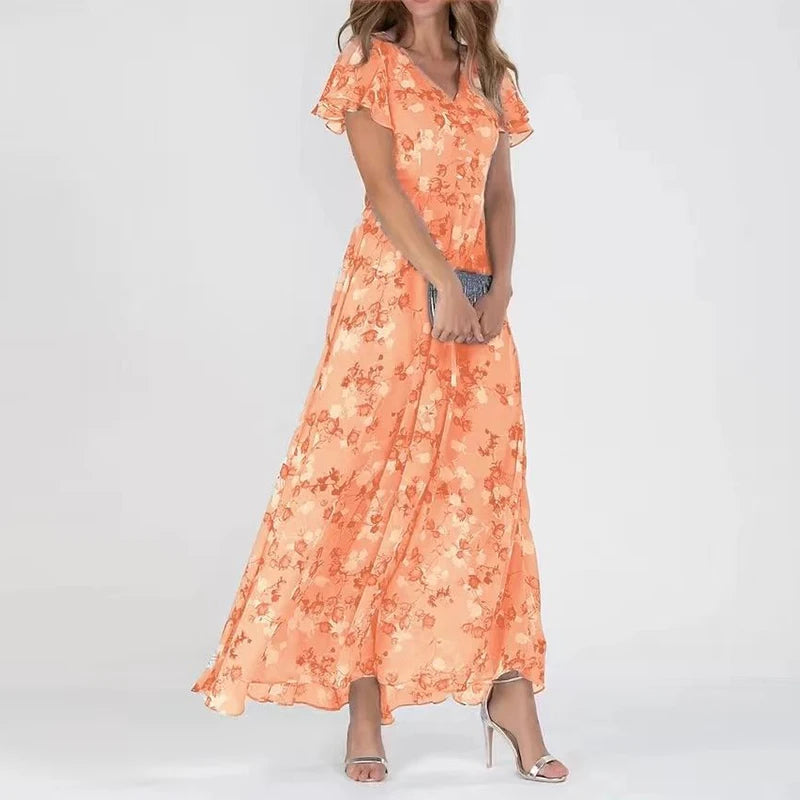 Aurelia - Robe Glamoureuse qui Cache le Ventre