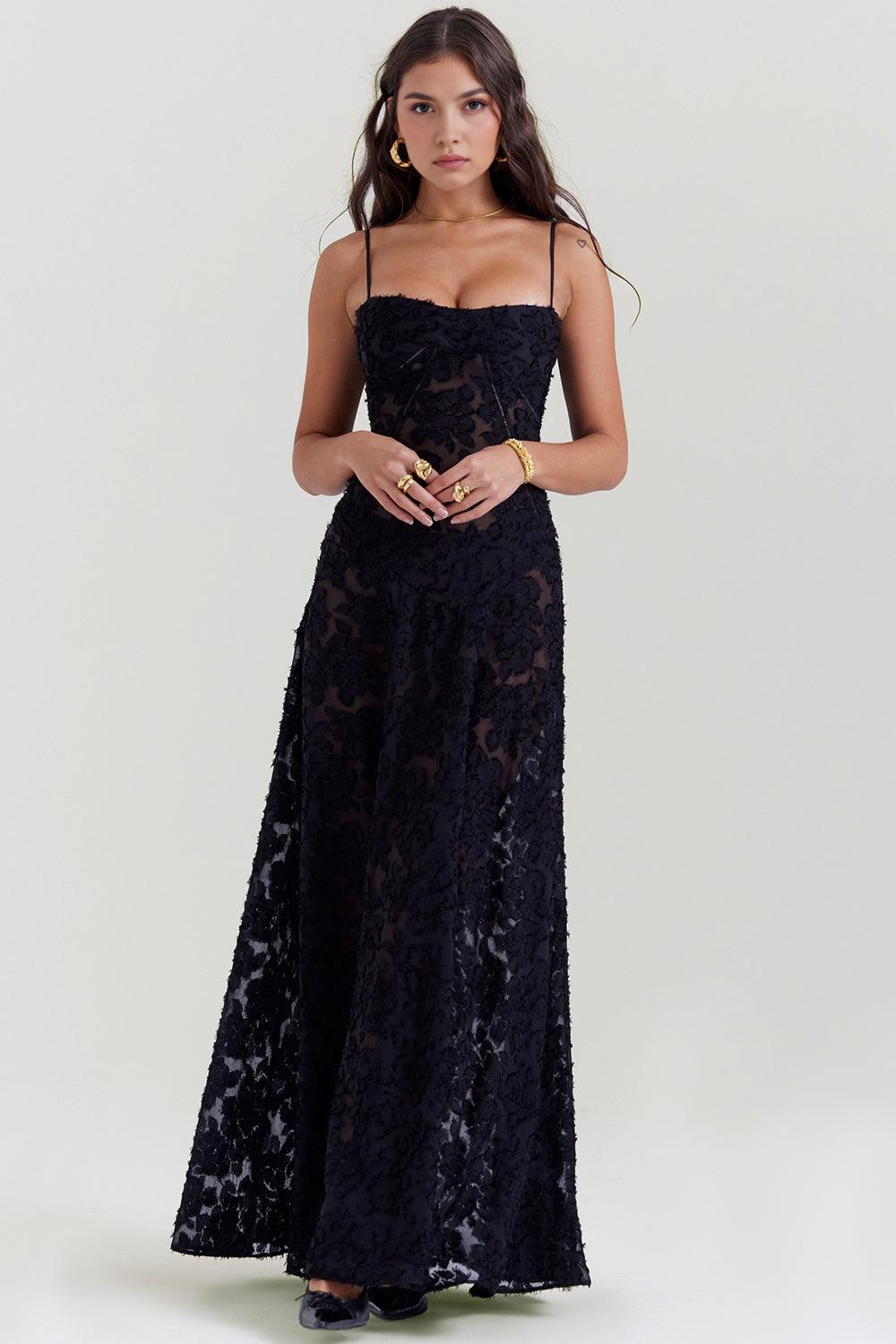 NOIR - Robe de Soirée Seren