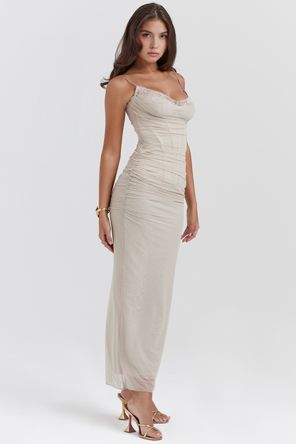 AURELIA - Robe en Dentelle et Maille