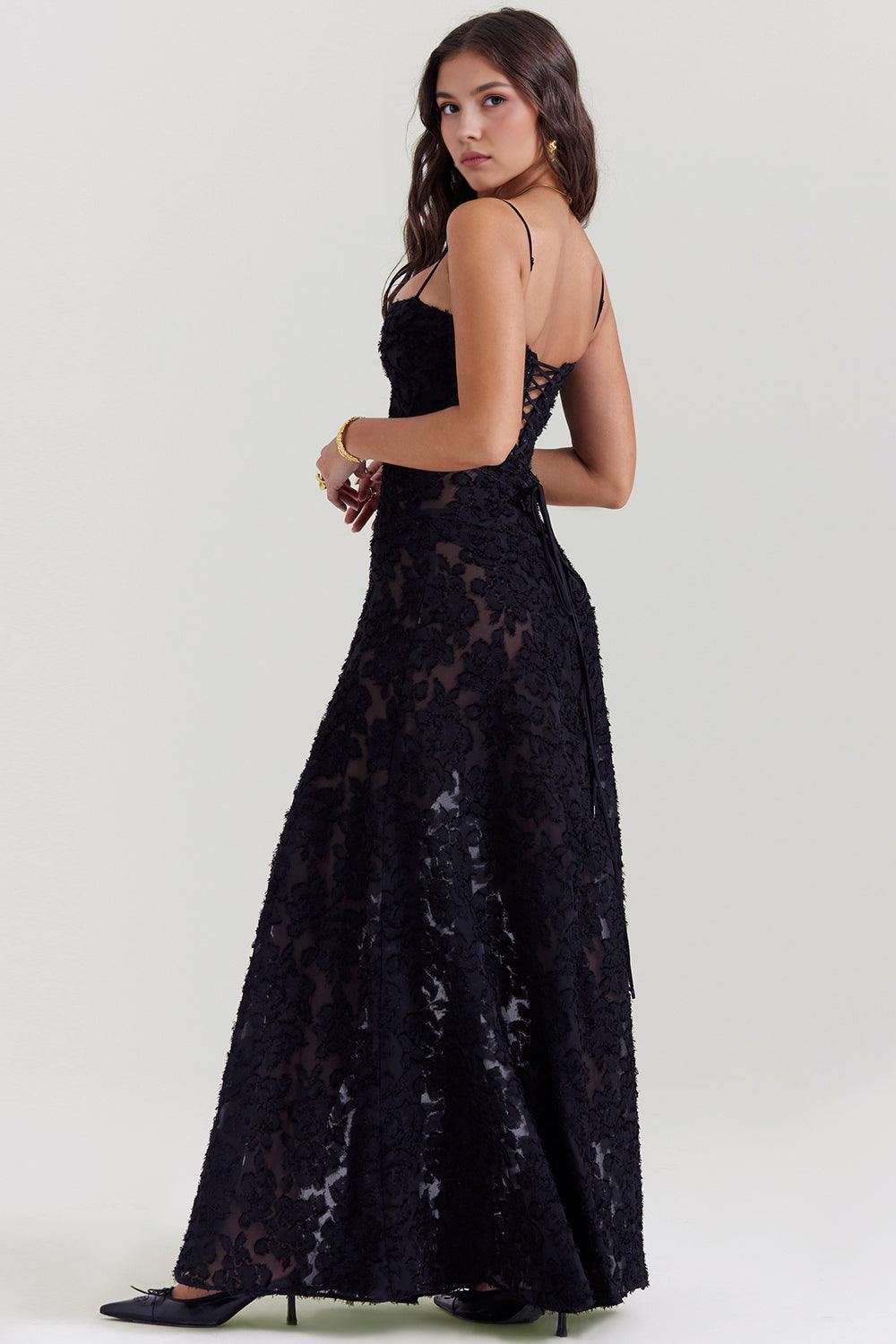 NOIR - Robe de Soirée Seren