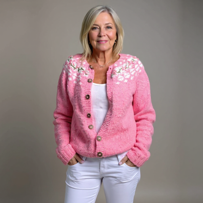 Vivian | Cardigan Vintage Islandais