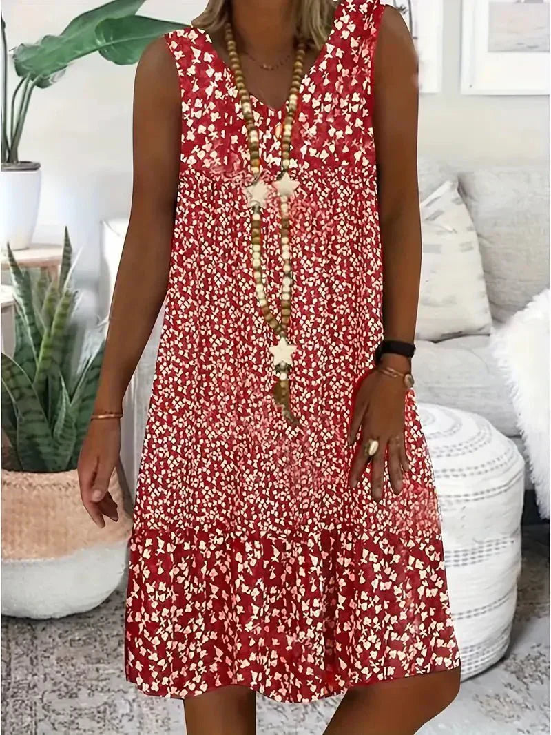 Briar™ - Robe Fleurie Sans Manches