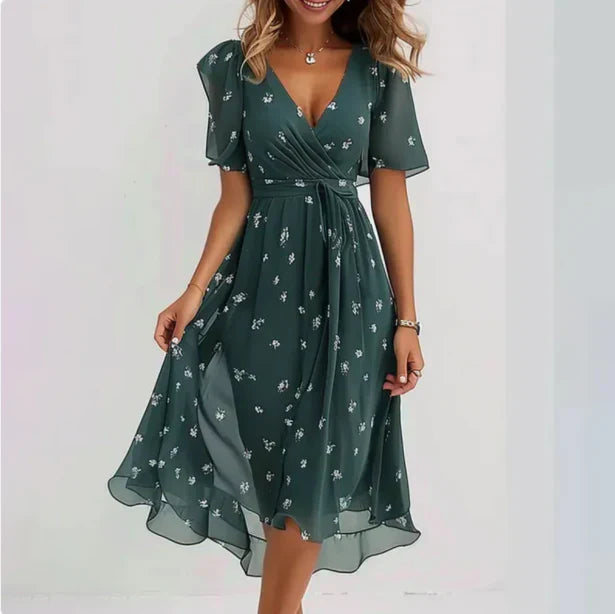 Annegrette - Robe Femme Décolleté en V