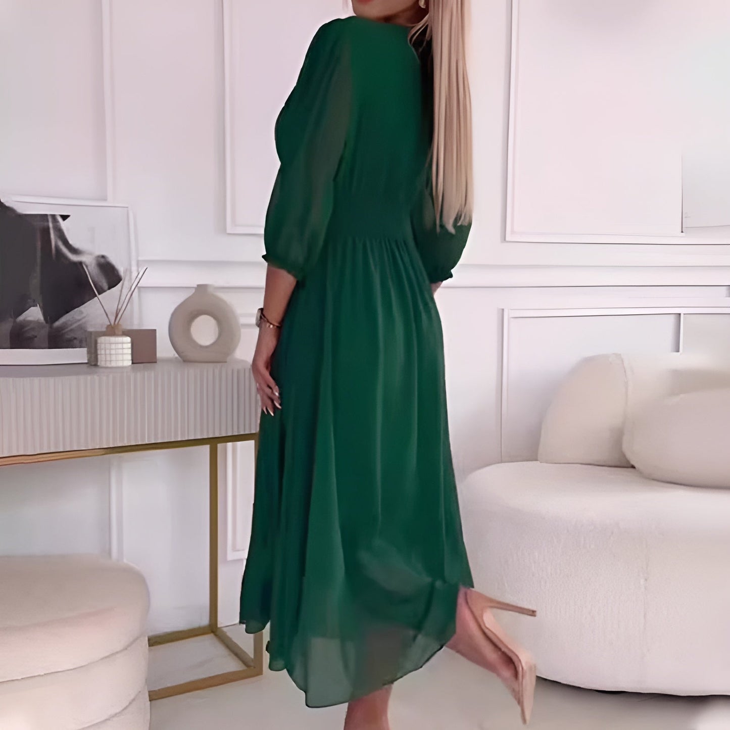 Nia - Robe Enveloppante Élégante
