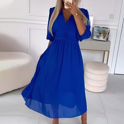 Nia - Robe Enveloppante Élégante