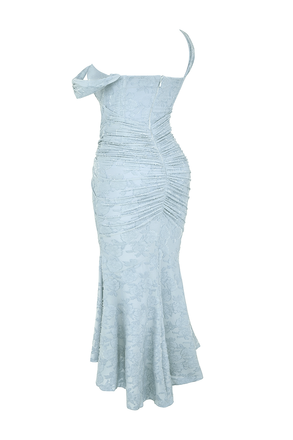 Dove - Robe Maxi en Dentelle Élégante et Ajustée