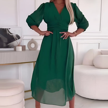 Nia - Robe Enveloppante Élégante