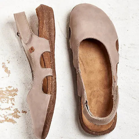 Chiara - Slingbacks in Morbida Camoscio
