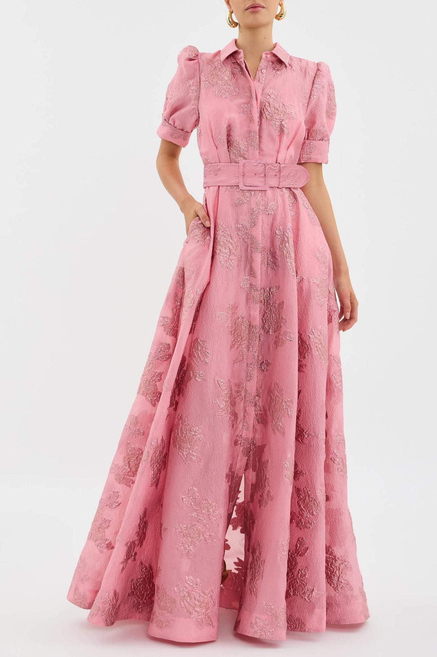 Anabella | Robe Courte avec Manches Bouffantes