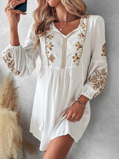 Velissa - Robe Midi Boho pour Femmes