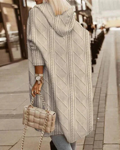 Jelone - Cardigan à Capuche Long