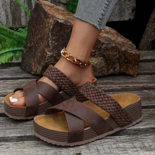 Flory - Sandales Orthopédiques Femme Confort Soutien
