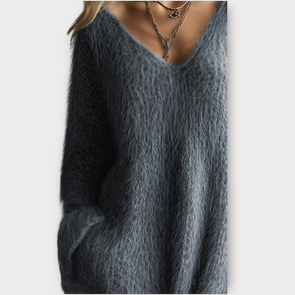 Robe Pull V-Cou Fuzzy Luxe