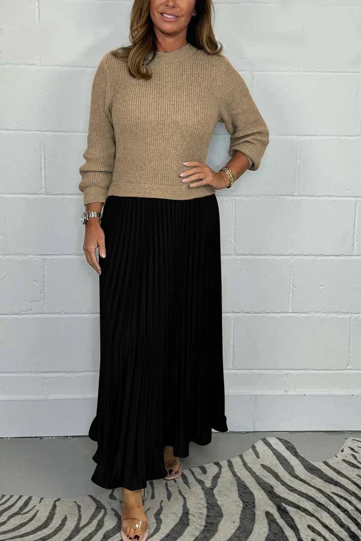 Claire | Élégant robe en tricot 2 en 1