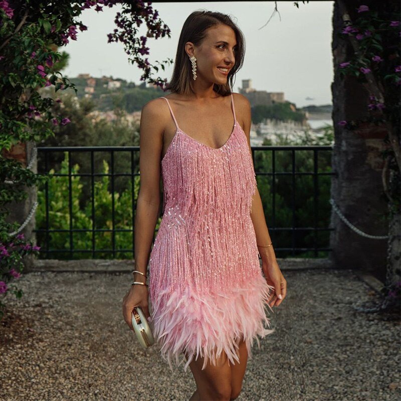 Jane - La Robe de Cocktail en Sequins