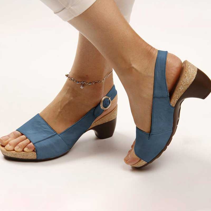 Karen - Sandales orthopédiques à talons pour femmes