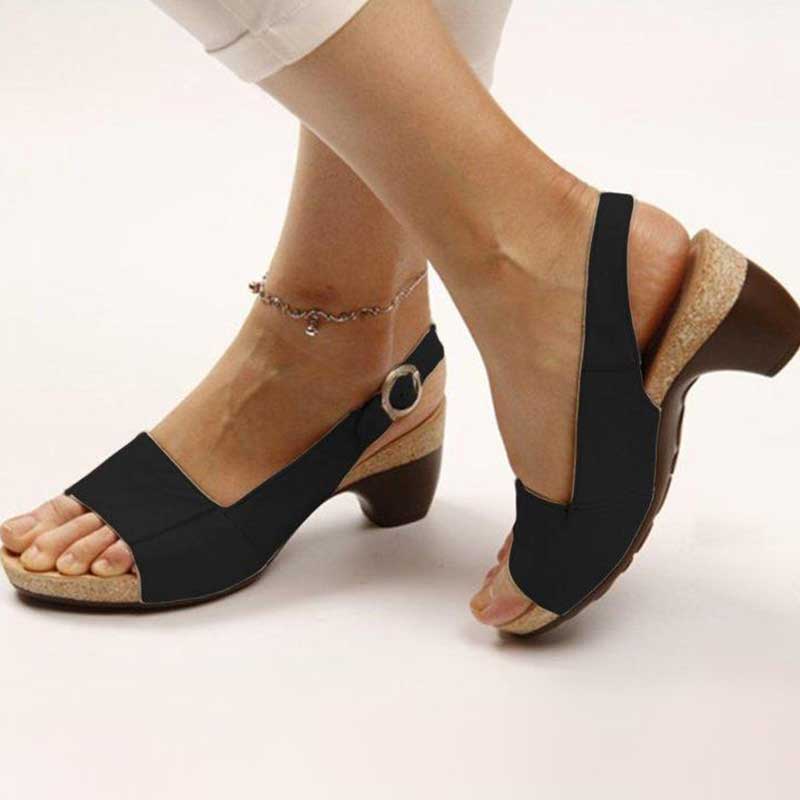 Karen - Sandales orthopédiques à talons pour femmes