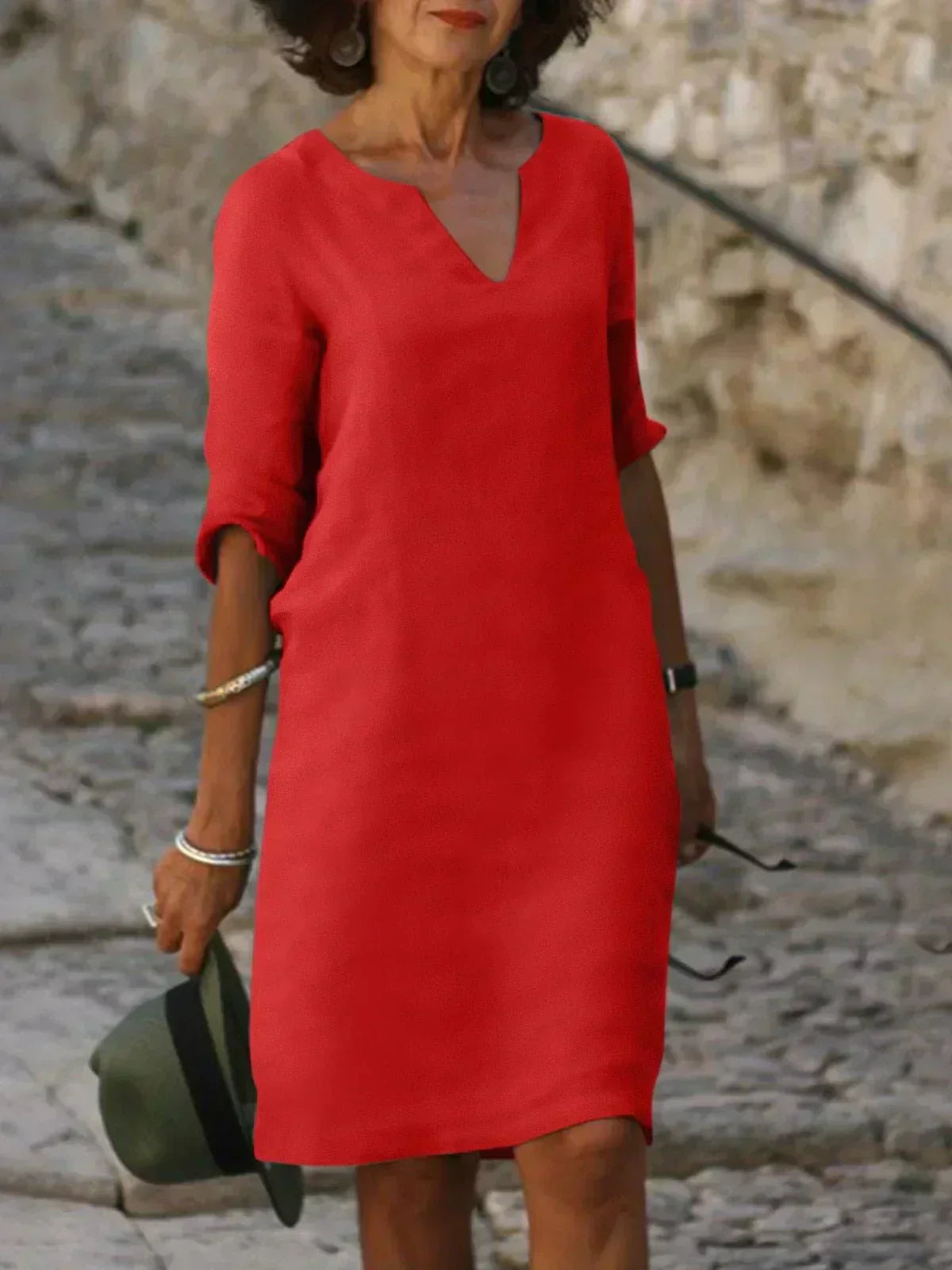 Maria | Robe Élégante avec Décolleté en V