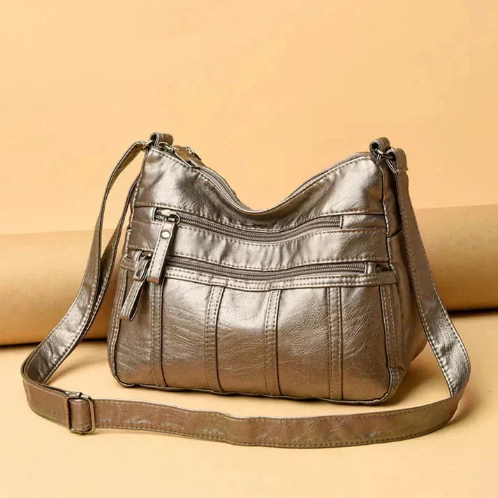 Oriana | Sac à Poche Multi-Couche en Cuir PU de Luxe