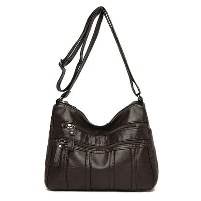 Oriana | Sac à Poche Multi-Couche en Cuir PU de Luxe