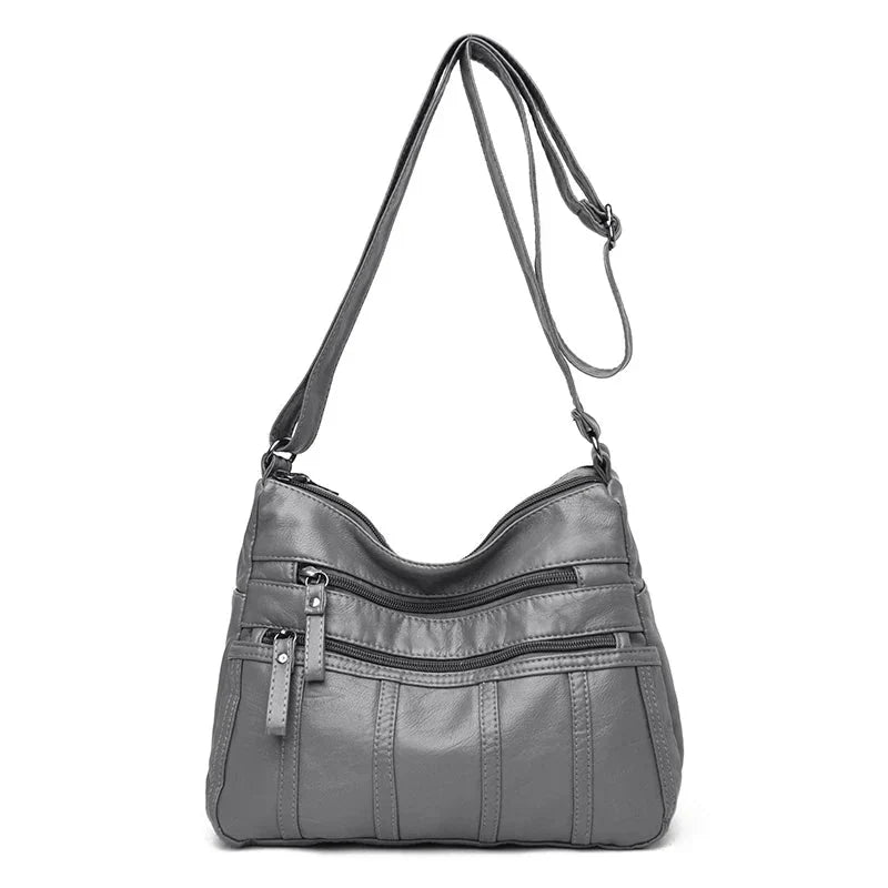Oriana | Sac à Poche Multi-Couche en Cuir PU de Luxe