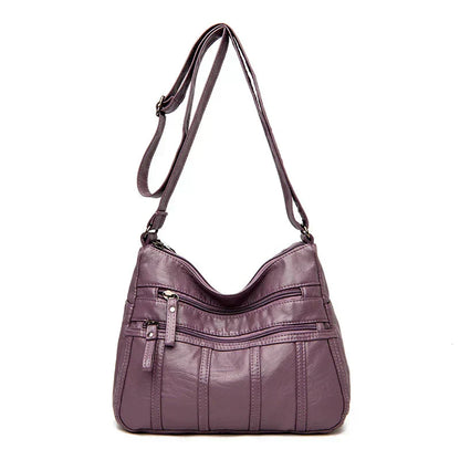Oriana | Sac à Poche Multi-Couche en Cuir PU de Luxe