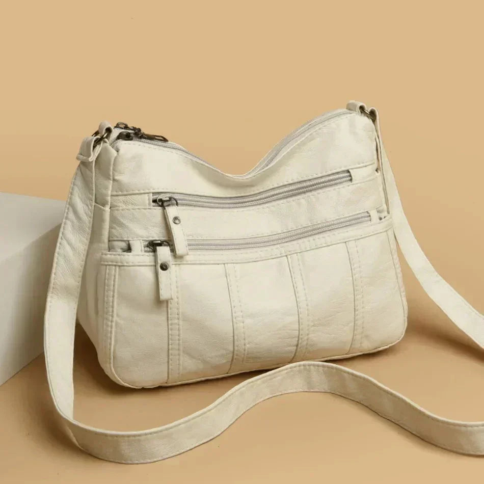 Oriana | Sac à Poche Multi-Couche en Cuir PU de Luxe