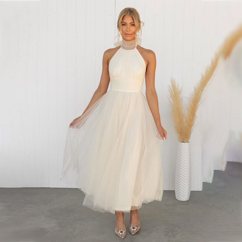 Jennifer | Robe Tendance à Col Montant Aria
