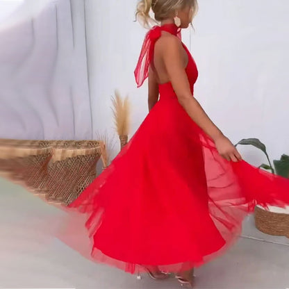 Jennifer | Robe Tendance à Col Montant Aria
