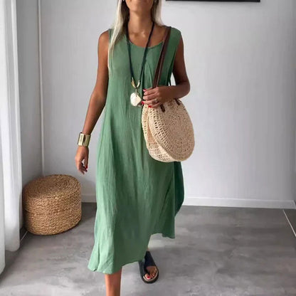 Esme - Robe Midi Sans Manches