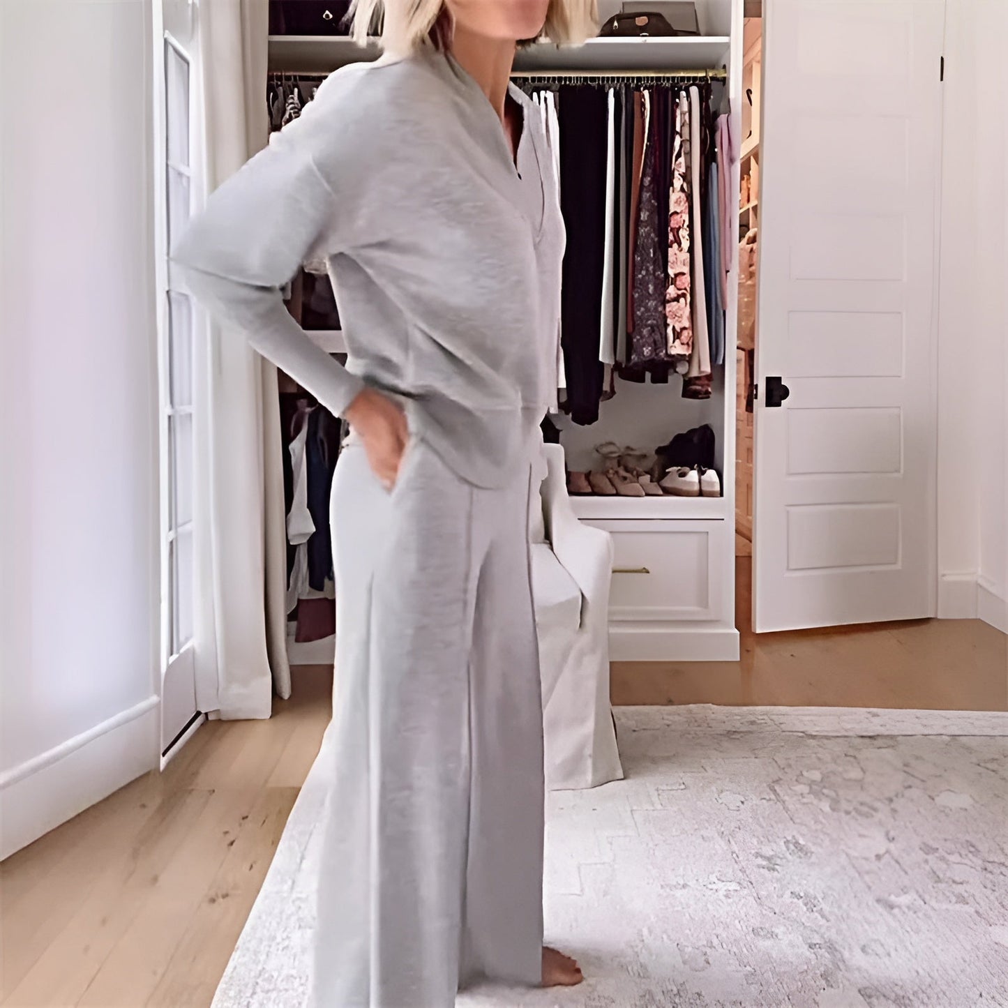 Amelia™ - Ensemble de survêtement confortable en deux pièces