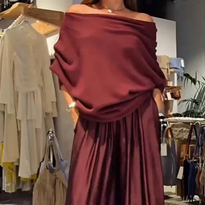 Alba | Ensemble élégant avec design décolleté Bardot